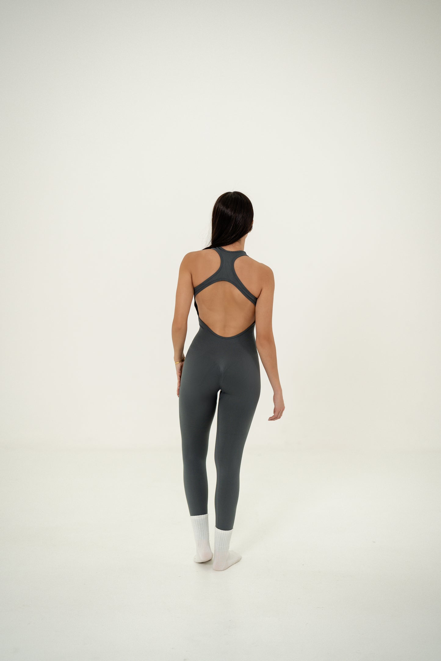 ENTERIZO / LEGGINGS GRIS