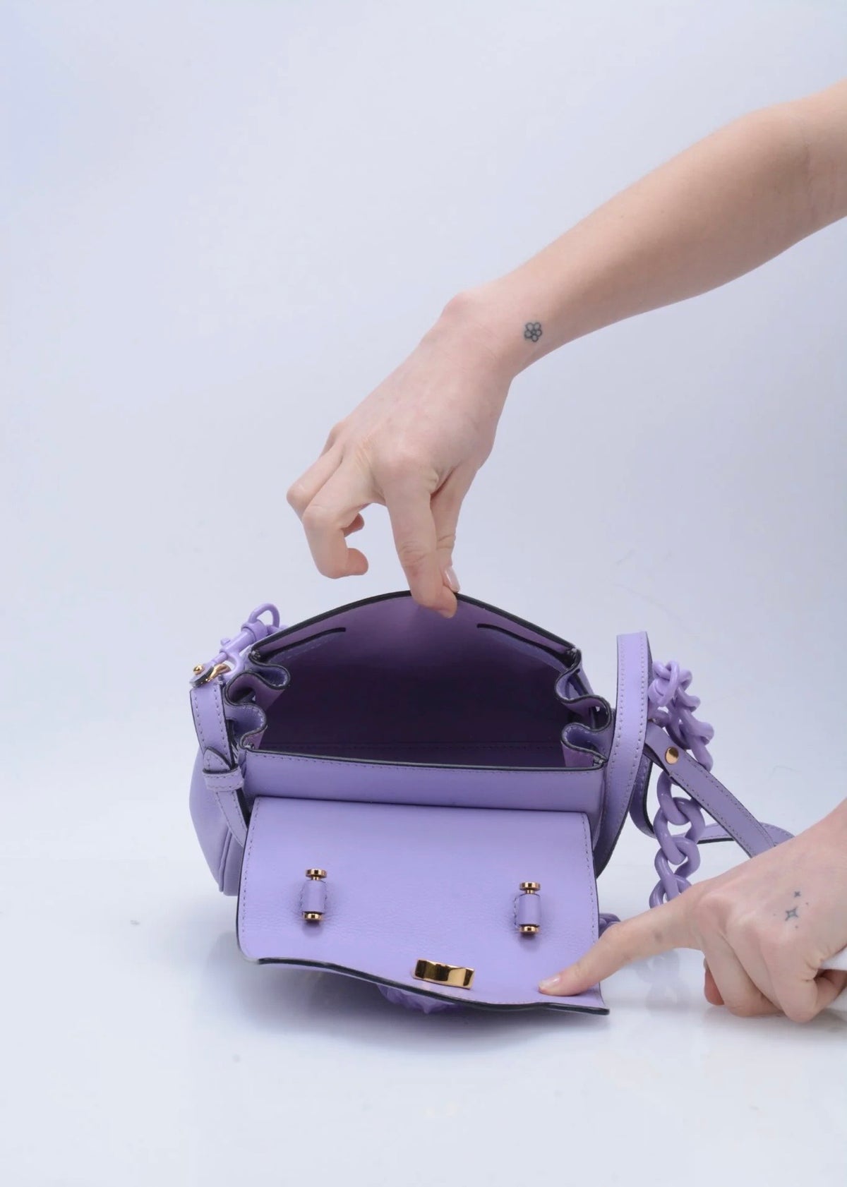 Bolsa Versace Lila