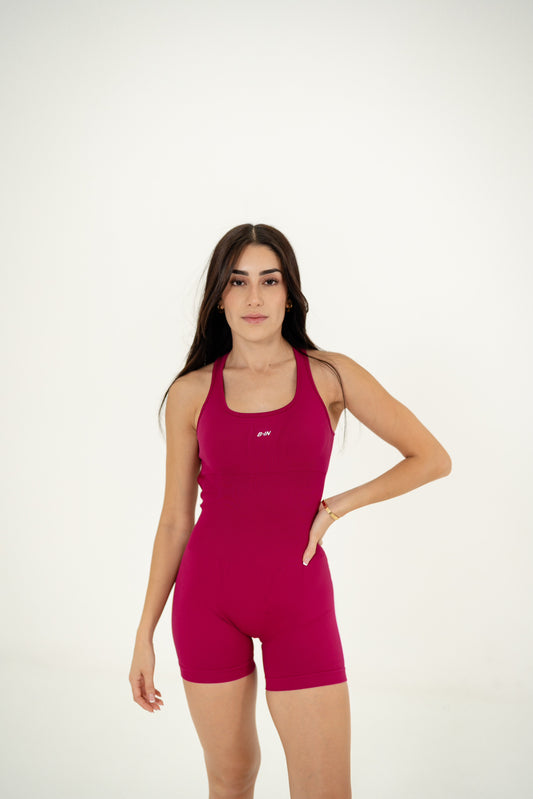 ENTERIZO / SHORTS ROSA