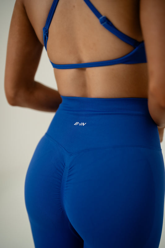 CONJUNTO / LEGGINGS Y TOP AZUL REY